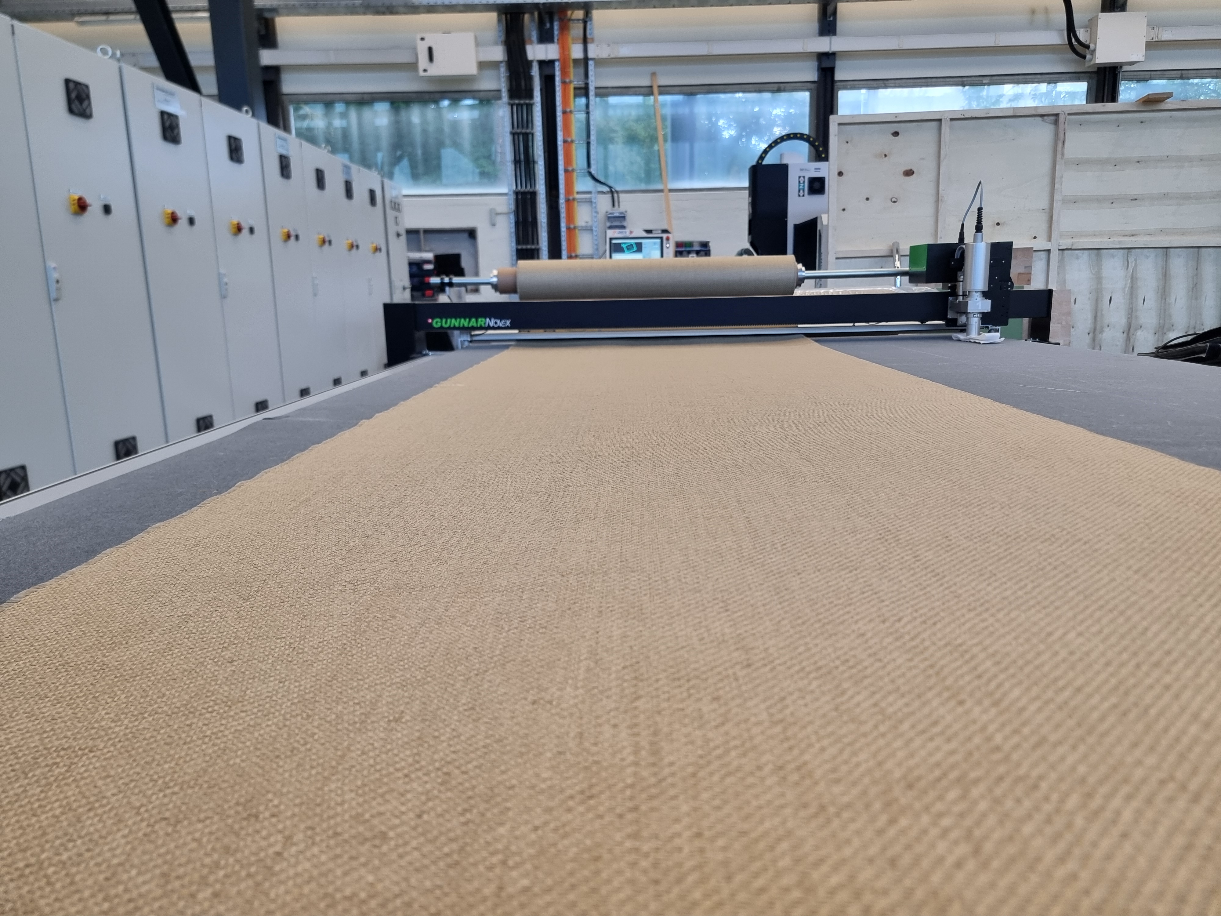Cutting natural-fiber textiles